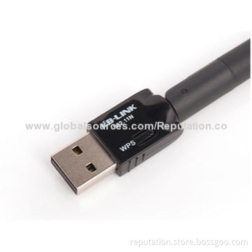 USB 802.11n 150Mbps Mini Wireless LAN Adapter, Supports WPS Key Encryption